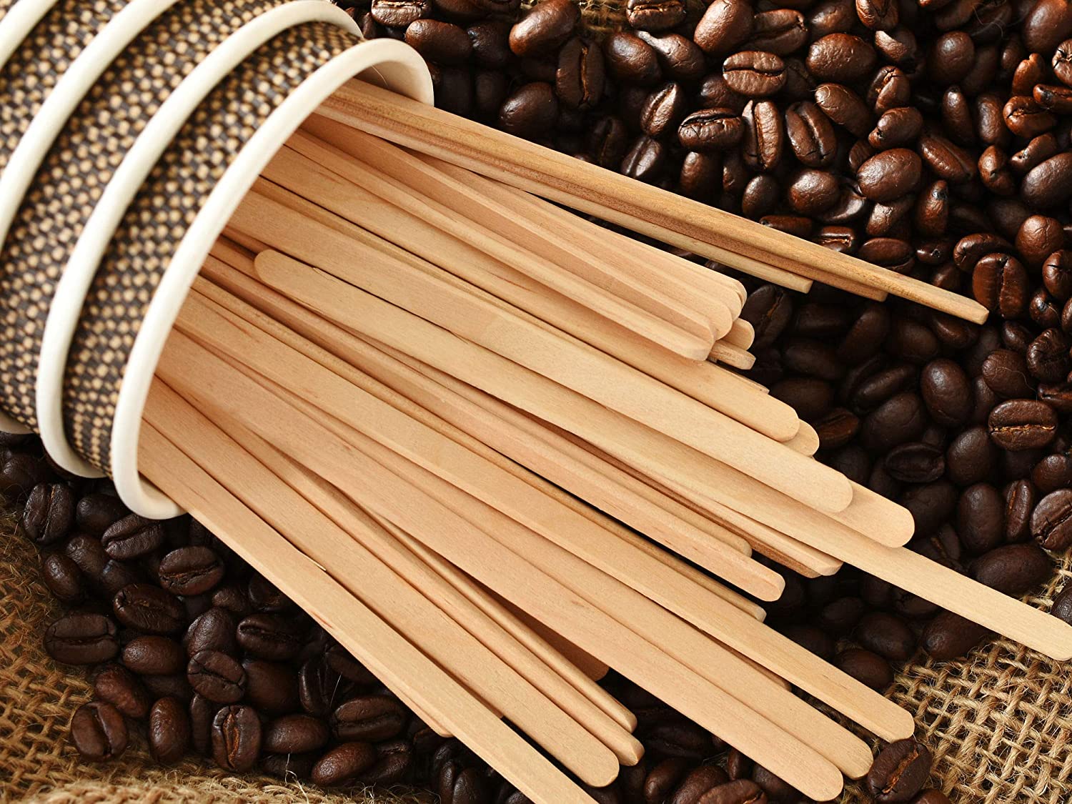 5 Premium Quality Coffee Stir Sticks